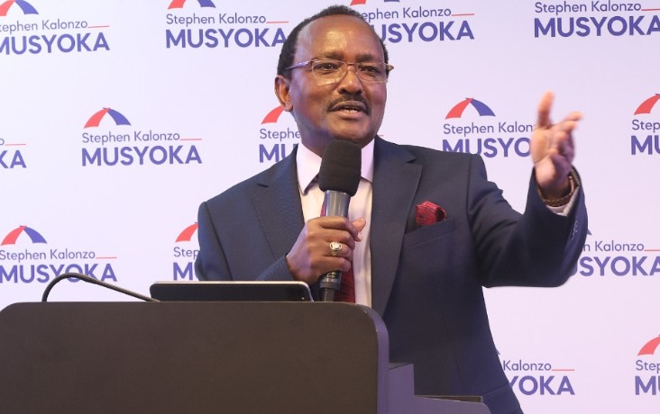 Wiper Leader Kalonzo Musyoka speaking at a past event. PHOTO/skmusyoka/X