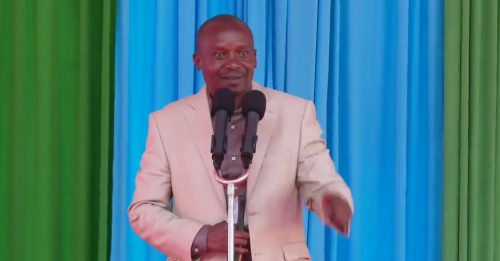 Deputy President Kithure Kindiki speaking on Saturday May 10, 2025. PHOTO/screengrab by PD Digital/https://www.facebook.com/KithureKindiki/videos/1058601546172044/