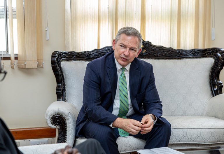 Marc Dillard, Chargé d\'Affaires at the U.S. Embassy in Nairobi. PHOTO/@SingoeiAKorir/X