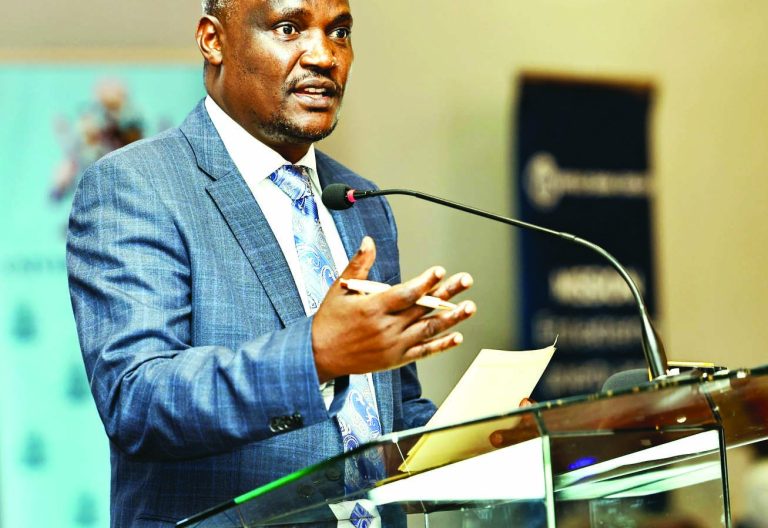 National Treasury Cabinet Secretary John Mbadi speaking during the release of the ‘2025 Kenya Economic Update and Public Finance Review’ by the World Bank Group at the University of Nairobi on May 27, 2025. PHOTO/SamueI Kariuki 
