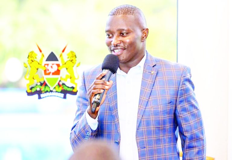 Kikuyu gospel artist Ngaruiya Junior at a past function. PHOTO/Print