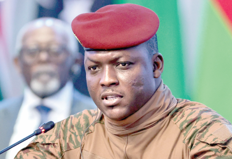 Ibrahim Traoré appears ready to pick up where Muammar Gaddafi left off, reclaiming African wealth for Africans. PHOTO/Print