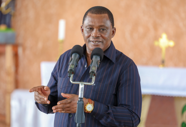 Former Public Service Cabinet Secretary Justin Muturi. PHOTO/@HonJBMuturi/X
