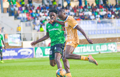 Gor Mahia vs Nairobi City Stars in FKF PL action. PHOTO/@NrbCityStars/X