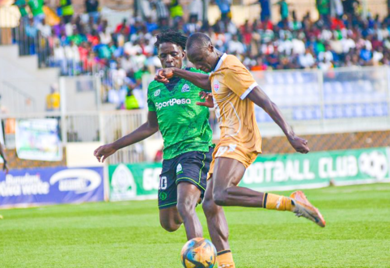 Gor Mahia vs Nairobi City Stars in FKF PL action. PHOTO/@NrbCityStars/X
