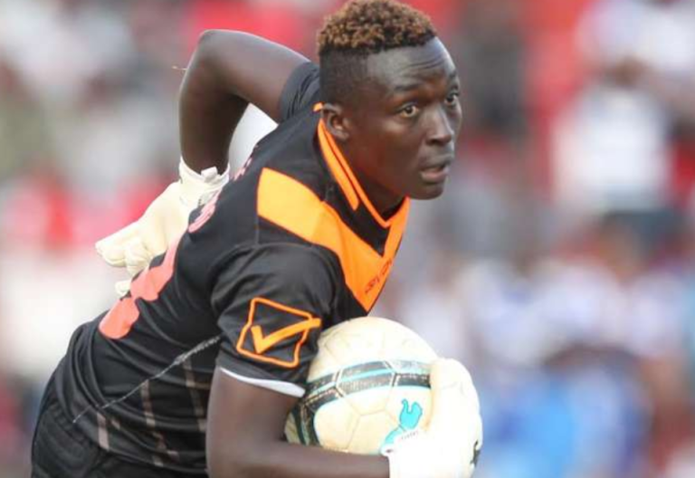 Harambee Stars goalkeeper Ian Otieno. PHOTO/@moyasa_ke/X