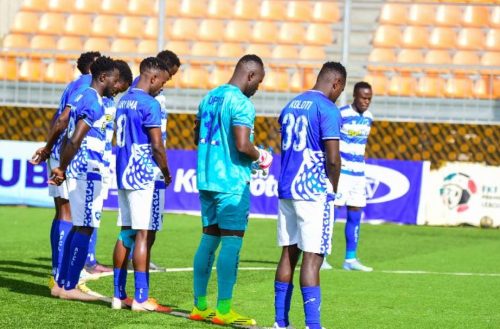 Chris Koloti and his AFC Leopards teammates. PHOTO/https://web.facebook.com/afcleopardssc