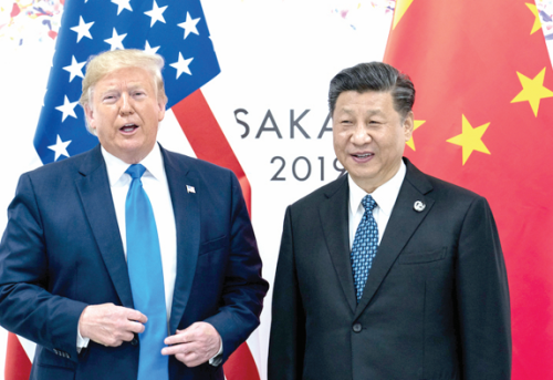 Donald Trump and Xi Jinping