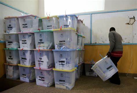Image of election ballot boxes used for illustration. PHOTO/@Athletic/x