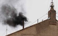 Black smoke emerges as cardinals fail to elect new pope in first ballot