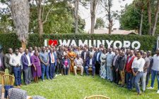 PHOTOS: Gachagua meets Embu leaders led by MP Gitonga Mukunji at his residence