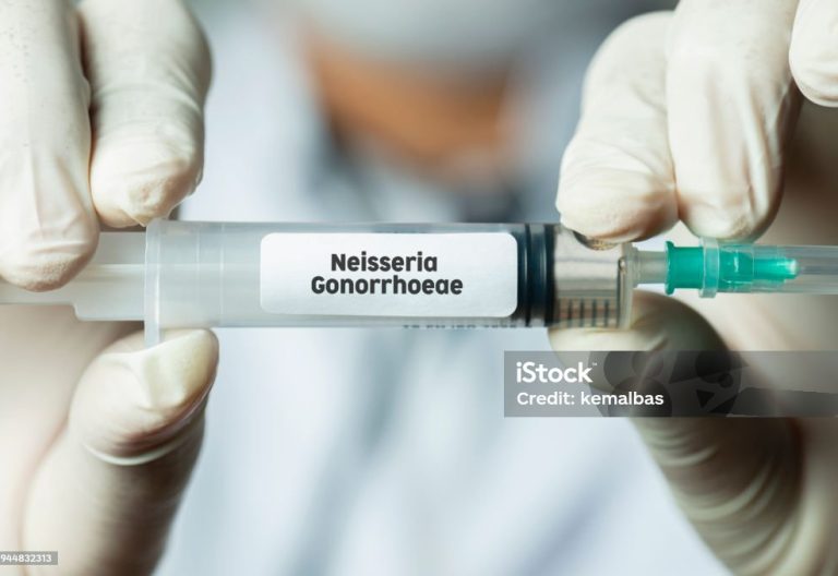 Doctor holding Neisseria Gonorrhoeae vaccine. PHOTO//Pexels