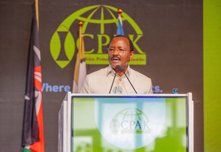 Kalonzo Musyoka speaks during the ICPAK 42nd Annual Seminar held in Mombasa on Friday, May 23, 2025. PHOTO/https://www.facebook.com/photo?fbid=1135398848614998&set=pcb.1135398888614994