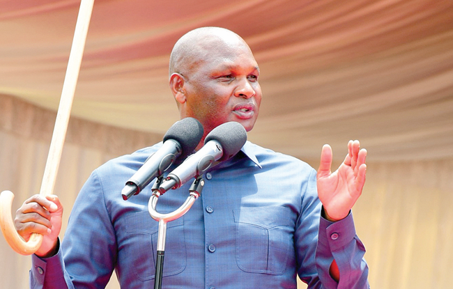 President William Ruto’s personal aide Farouk Kibet during a past event. PHOTO/KNA