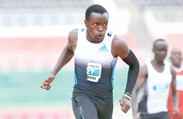 Kenyan athlete Isaac Omurwa in action. PHOTO/Print