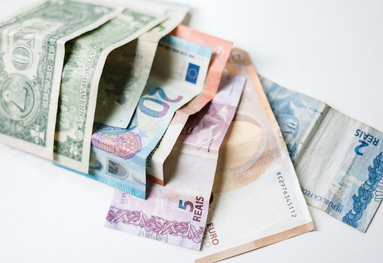 U.S. dollar and euro notes. Image for illustration purpose PHOTO/Pexels