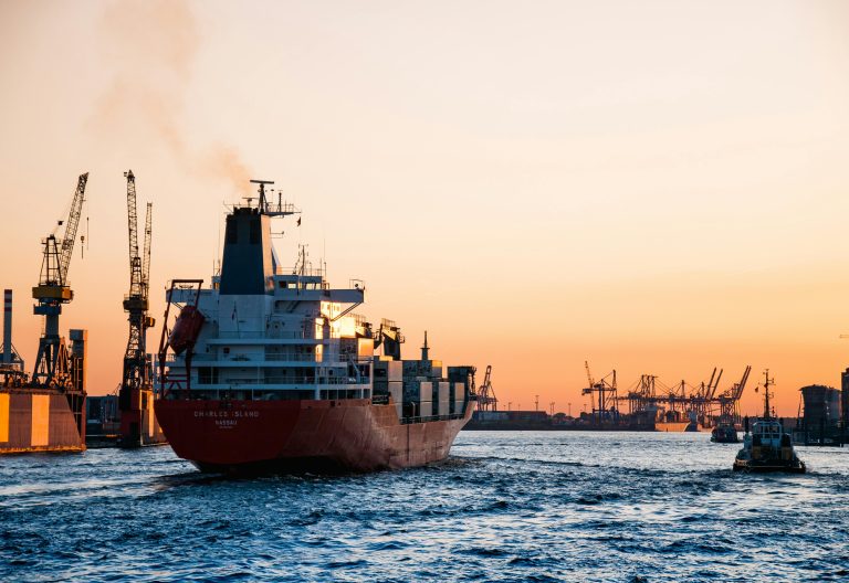 A cargo ship cruising in high waters. Image used for illustration purposes. PHOTO/Pexels