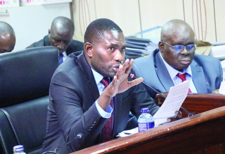 Health PS Ouma Oluga responds to questions from members of the Health Committee in the National Assembly. PHOTO/Kenna Claude