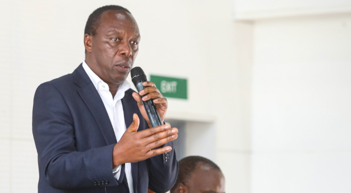 Forestry PS Gitonga Mugambi speaks during a past function. PHOTO/@Environment_Ke/X