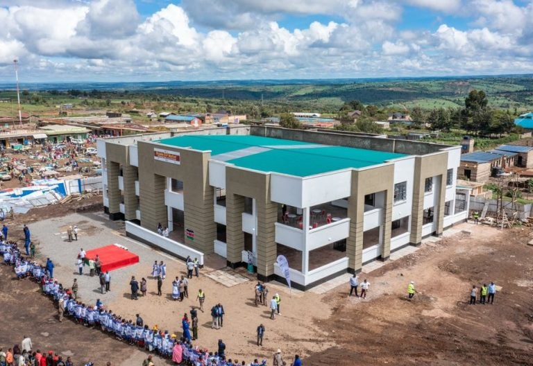 The Newly constructed Suswa Modern Market in Narok County. PHOTO/@WilliamRuto/X