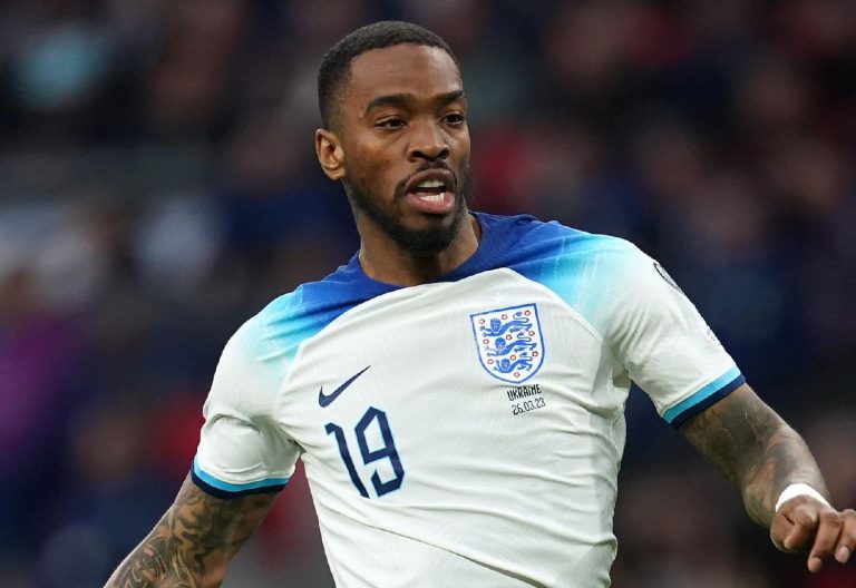 Ivan toney in action during a match for England. PHOTO/@England/x