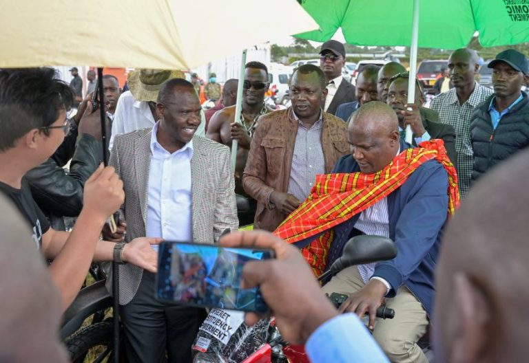 Kapseret MP Oscar Sudi and Treasury CS John Mbadi among other politicians during the 2025 Kapseret Economic Empowerment Programme on June 6, 2025. PHOTO/ https://www.facebook.com/riftvalleypoliticske