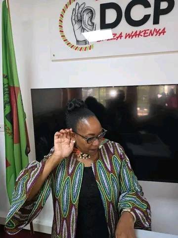 A photo of Sesily Kariuki after joining DCP. PHOTO/https://www.facebook.com/photo/?fbid=3226058816204817&set=pcb.3226059286204770