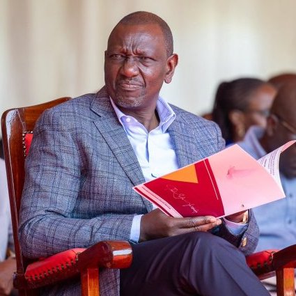President William Ruto during a Church service at Friends Comprehensive School, Kivaywa, Kakamega County on Sunday, June 15, 2025. PHOTO/https://www.facebook.com/williamsamoei
