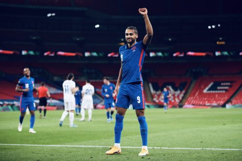 Dominic Calvert-Lewin during a match in Mar 2021. PHOTO/@CalvertLewin14/X