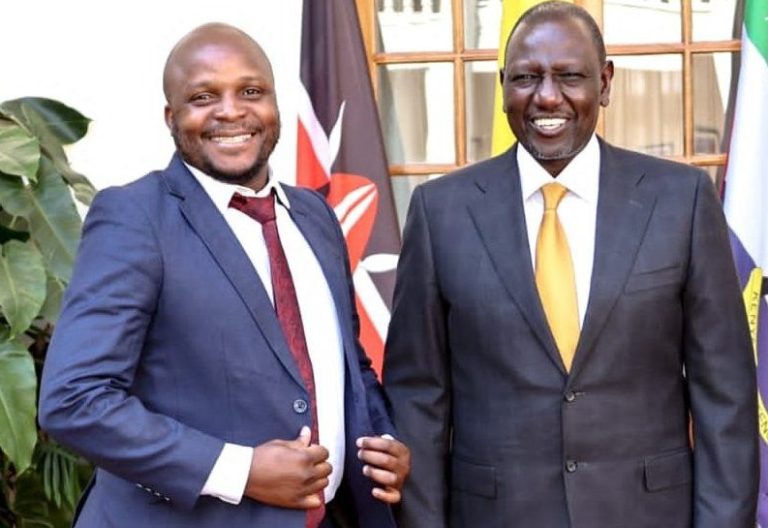 Langata MP Felix Odiwuor (Jalang’o), one of the first ODM leaders to cross the aisle to support President William Ruto, at State House on February 7, 2023. PHOTO/@WilliamsRuto/X