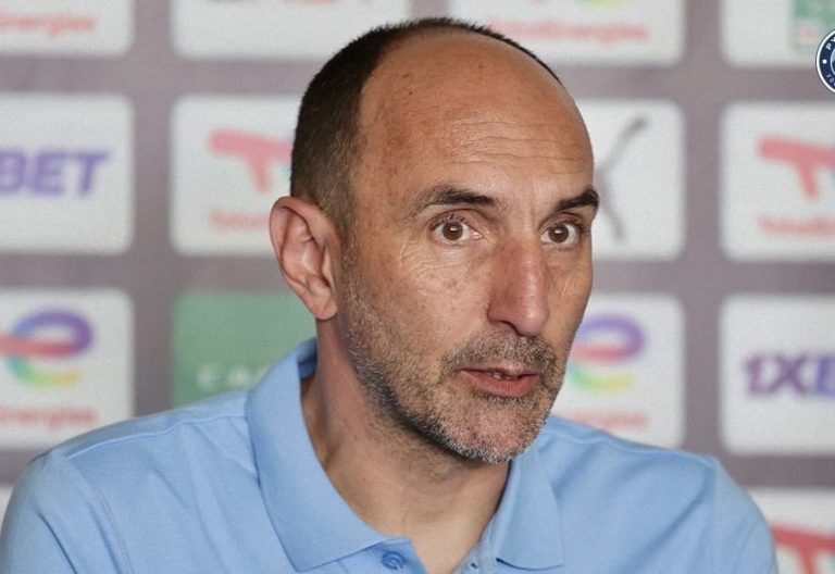 Pyramids FC head coach Krunoslav Jurčić in February 2024. PHOTO/@MickyJnr__/X