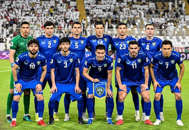Uzbekistan’s national football team. PHOTO/@FIFAcom/X
