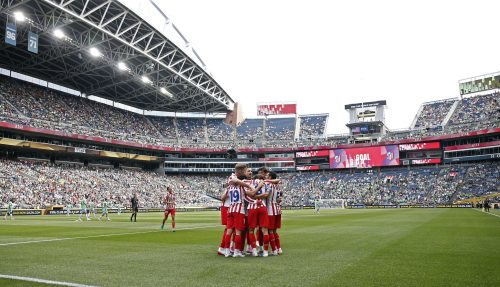 Atlético Madrid players during the FIFA Club World Cup in the United States. PHOTO/@Atleti/X