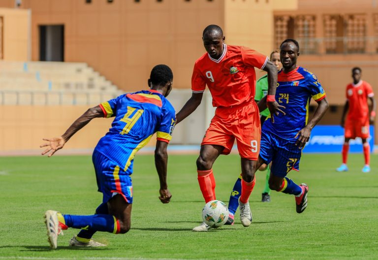 Harambee Stars players in Morocco in prep for the international friendly match. PHOTO/@Harambee__Stars/X