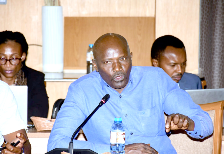 Murang’a Senator Joe Nyutu said that many Kenyans are currently forced to travel to application and fingerprint centres PHOTO/Print