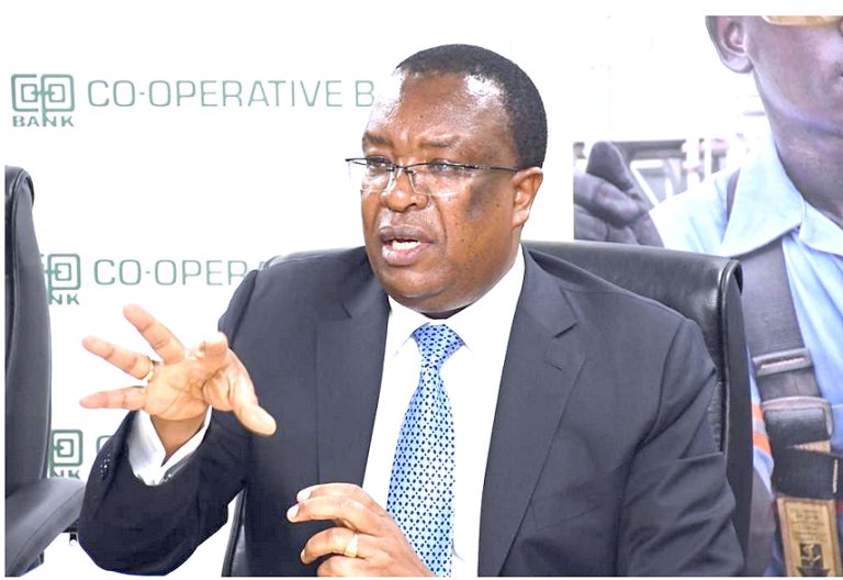 Co-operative Bank of Kenya CEO Gideon Muriuki, who earned a staggering Sh475 million compensation package last year. PHOTO/Print