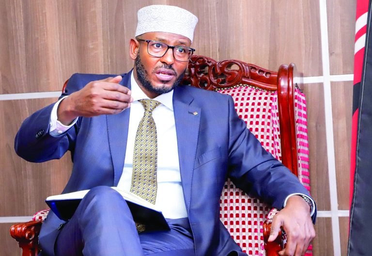 Council of Governors chairperson Ahmed Abdullahi (Wajir). Governors have threatened to boycott future negotiations on the Division of Revenue Bill, claiming the process has been reduced to a mere formality. PHOTO/COG