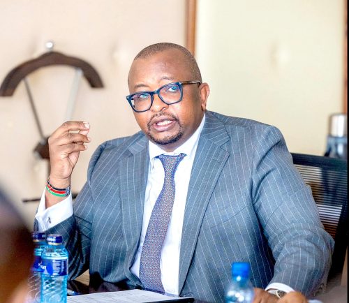 Housing Principal Secretary Charles Hinga during a past meeting in Nairobi. PHOTO/Print