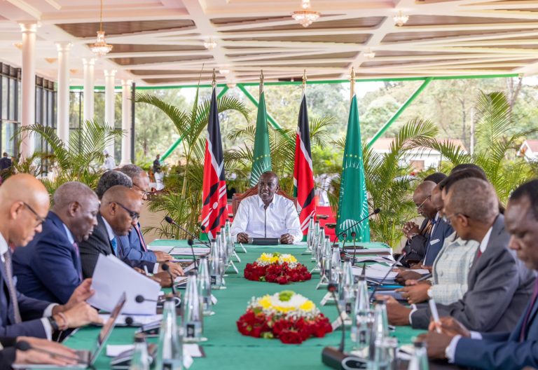 President William Ruto during the High-level consultative meeting at State House on Friday, June 6, 2025.PHOTO/@WilliamsRuto/X