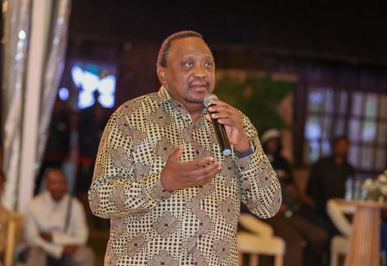 Former President Uhuru Kenyatta at a past event. PHOTO/@4thPresidentKE/X