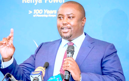 Energy PS Alex Wachira speaks at a past event. PHOTO/@AlexKWachira/X