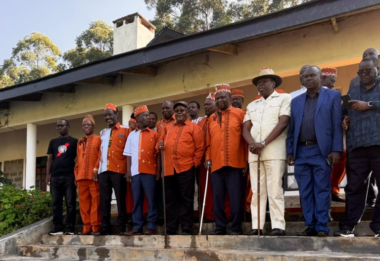 Eugene Wamalwa when he met Kikuyu Council of Elders. PHOTO/@EugeneLWamalwa/X