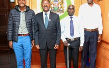 PHOTOS: Wetang'ula hosts Kabuchai grassroots leaders in parliament