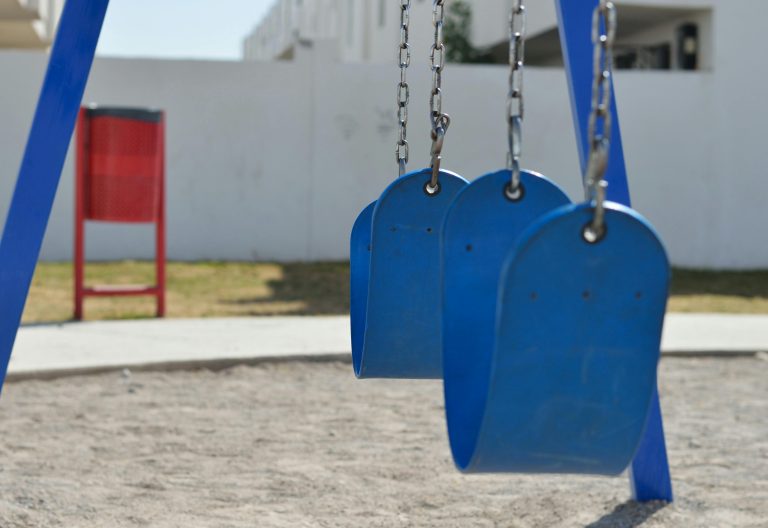 Empty blue swings at a playground. Image used for representational purposes only. PHOTO/Pexels