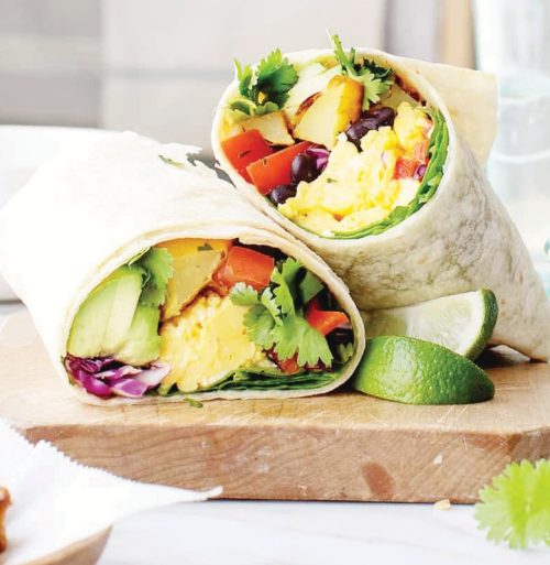 You can use eggs to make a wrap, with amazing results. PHOTO/Nailantei Norari