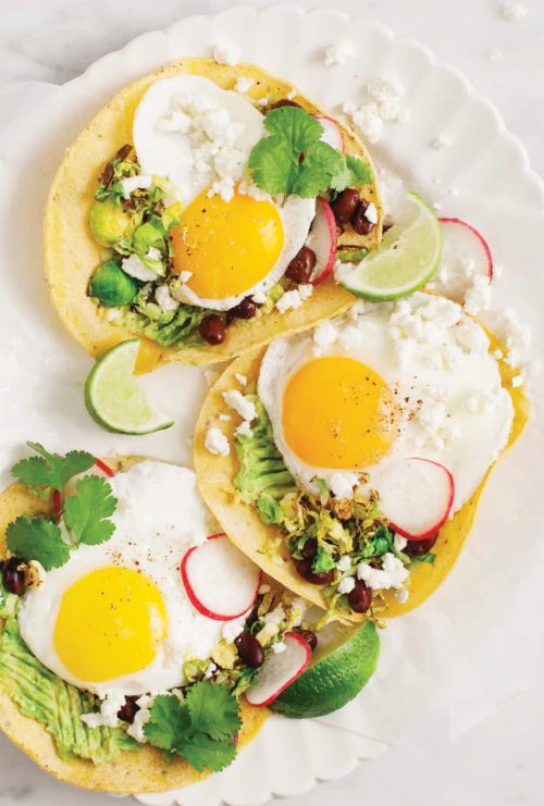 Eggs sunny side up.