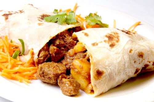 A chapati roll is a neat way of having your chapati and meat at one go. You can fill your wrap with whatever tickles your fancy. PHOTO/Nailantei Norari