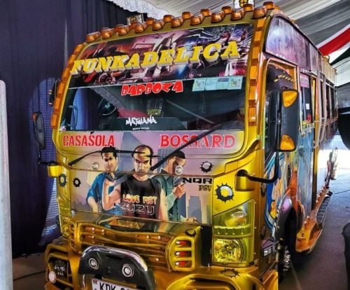 Nairobi bount Matatu with Gravity: PHOTO/@MatwanaCulture/X