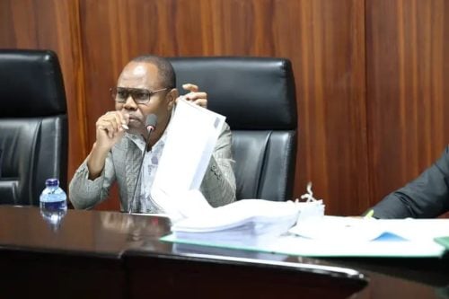 Decentralised Funds Accounts Committee Chairperson, Gideon Mulyungi.PHOTO/@NAssemblyKE/X