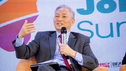 Qimiao Fan during a past event. PHOTO/@WorldBankKenya/X